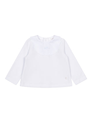 Set mit elegantem Kragen - Hellblau