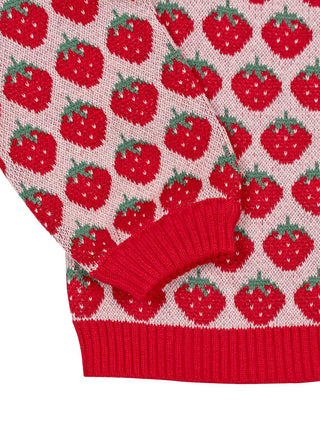 Line Cardigan - Rot