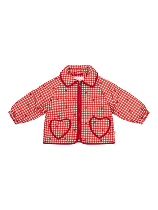 Molly wattierte Jacke - Rot