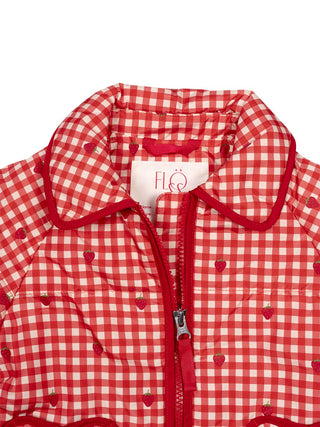 Molly wattierte Jacke - Rot