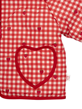 Molly wattierte Jacke - Rot