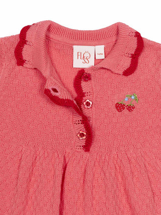 Bloom Strickkleid - Rosa/Blossom Pink