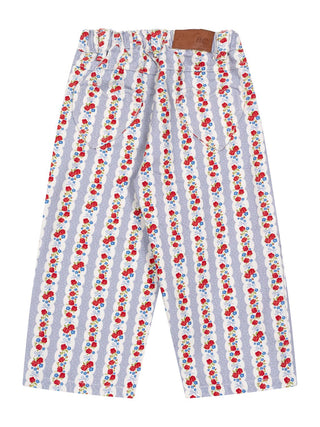 Aria Jeans mit Blumenmuster – Blau/Blue Air Rose