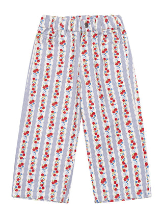 Aria Jeans mit Blumenmuster – Blau/Blue Air Rose