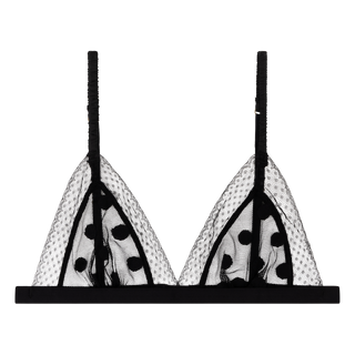 Love Lace mit Punkten in Schwarz