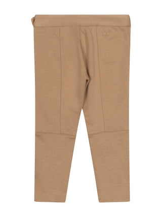 Ponte-Leggings im Reiterhosen-Look - Beige