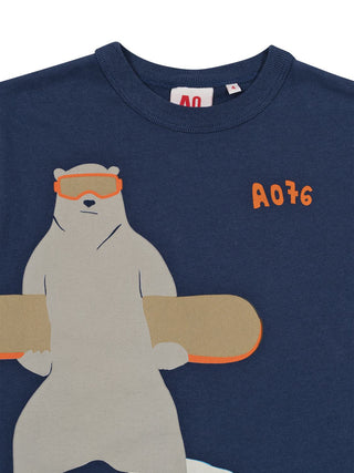 Ben T-Shirt Polar Bear - Navy