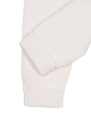 Strickhose aus Merinowolle – Creme