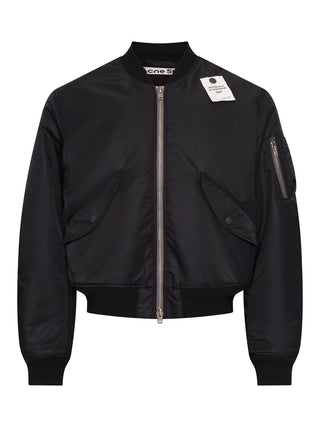 Bomberjacke aus Nylon in Nachtblau
