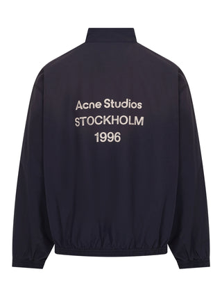 Washed Logo Jacke in Dunkelblau