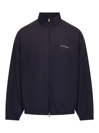 Washed Logo Jacke in Dunkelblau
