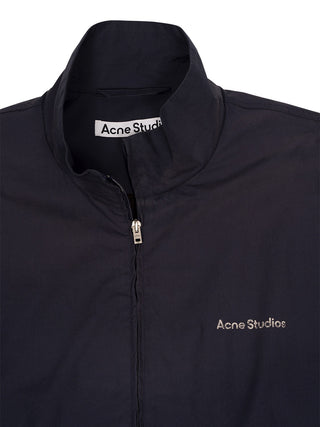 Washed Logo Jacke in Dunkelblau