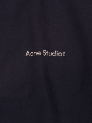 Washed Logo Jacke in Dunkelblau