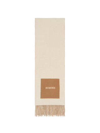 L'Echarpe Rond Carre in Mutli-Beige