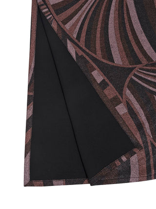 Langes Kleid mit glitzerndem Effekt