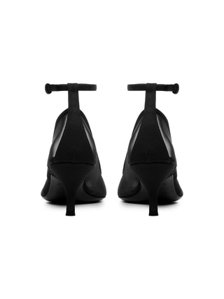 Nude Pump in 60 mm in Schwarz