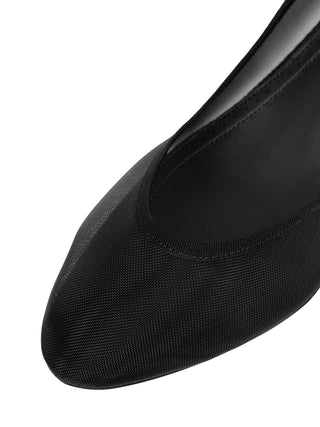 Nude Pump in 60 mm in Schwarz