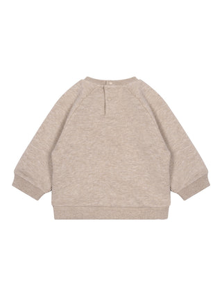 Sweatshirt mit Drachen-Print - Beige