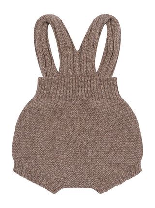 Shortie aus Merinowolle – Braun