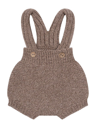 Shortie aus Merinowolle – Braun