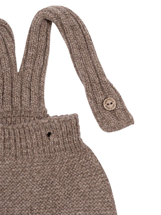 Shortie aus Merinowolle – Braun