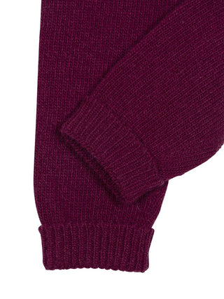 Strickhose aus Merinowolle – Bordeaux