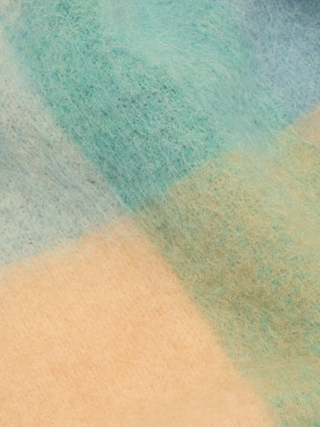 Karierter Schal aus Mohair