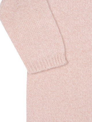 Jumpsuit aus Merinowolle - Rosa