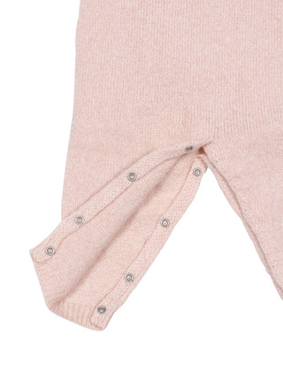 Jumpsuit aus Merinowolle - Rosa