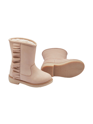Kirsti Boots - Ivory Leather