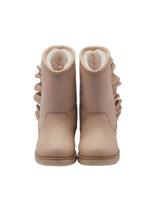 Kirsti Boots - Ivory Leather