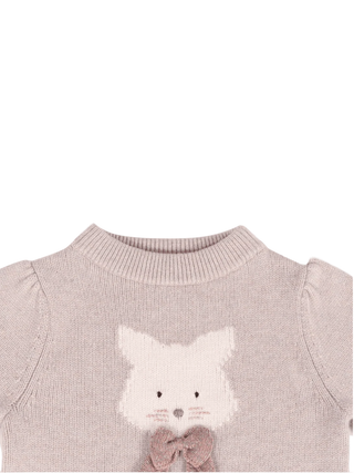 Denna Merino Wool Sweater, Cat - Ash Rose Melange