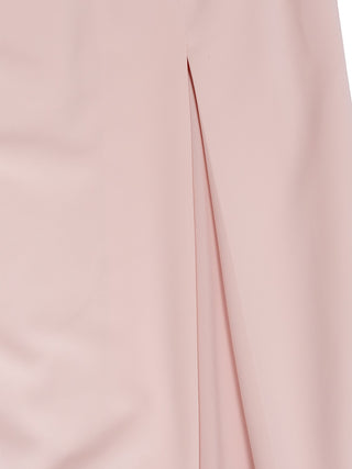 Drapiertes Abendkleid in einem Roséton