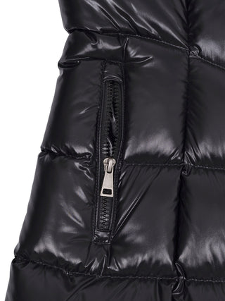 Langer Mantel Markuse in Schwarz