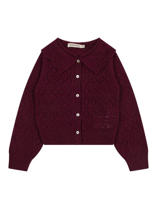 Luma Cardigan - Burgunderrot