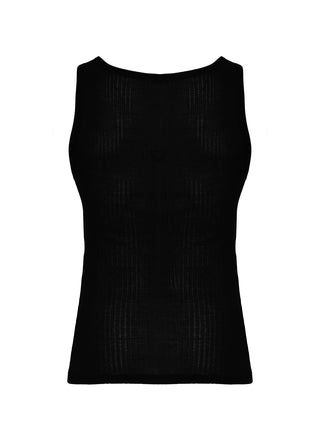 Richelieu Tank-Top - Schwarz