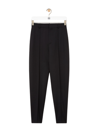 Hose aus Wolle - Schwarz