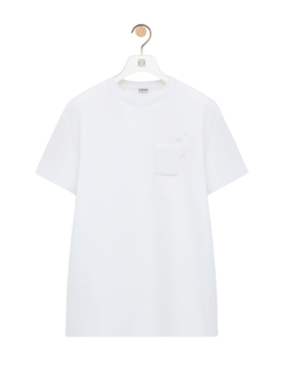 Relaxed-Fit T-Shirt aus Baumwolle - Weiß