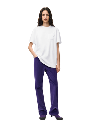 Relaxed-Fit T-Shirt aus Baumwolle - Weiß