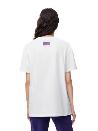 Relaxed-Fit T-Shirt aus Baumwolle - Weiß