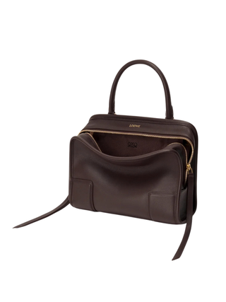 Amazona 180, kleine Tasche aus weichem Kalbsleder - Braun