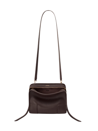 Amazona 180, kleine Tasche aus weichem Kalbsleder - Braun