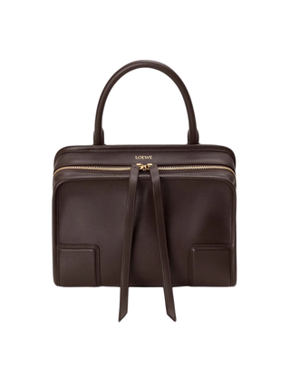 Amazona 180, kleine Tasche aus weichem Kalbsleder - Braun