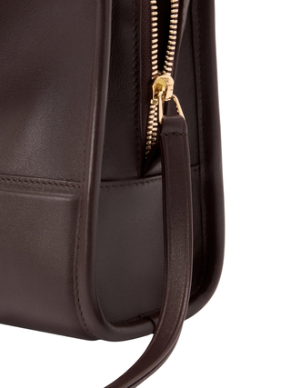 Amazona 180, kleine Tasche aus weichem Kalbsleder - Braun