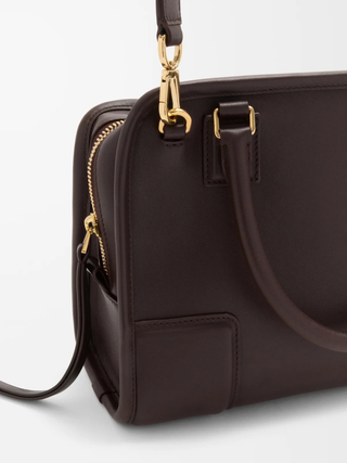 Amazona 180, kleine Tasche aus weichem Kalbsleder - Braun