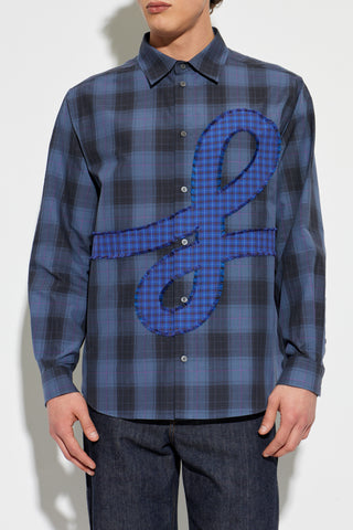 Hemd aus Baumwolle - Blau