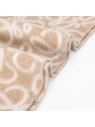 Wendbarer Anagram Schal - Beige/Creme