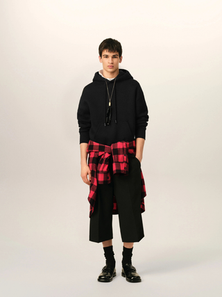 Hoodie mit Ami de Coeur Stickerei – Schwarz
