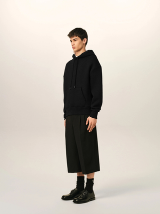 Hoodie mit Ami de Coeur Stickerei – Schwarz