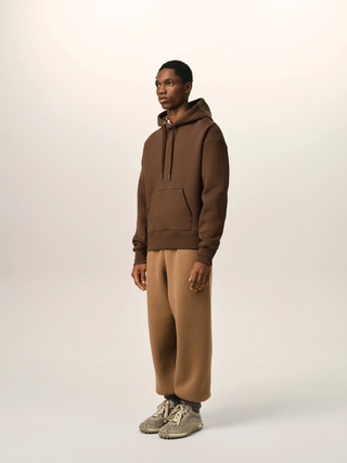 Hoodie mit Ami de Coeur Stickerei – Braun